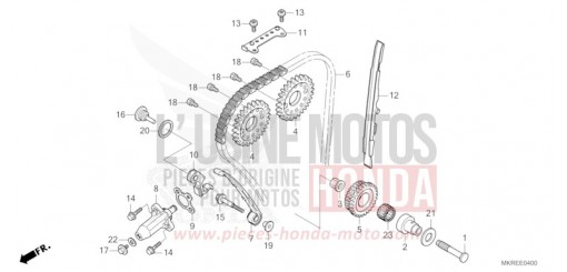 CHAINE A CAMES/TENDEUR CBR1000SPR de 2024